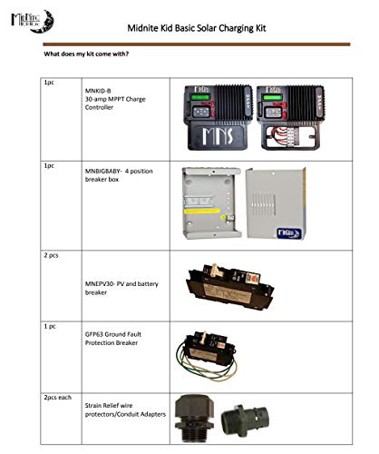 MidNite Solar MNKIDBASIC KIT Charge Controller Kit