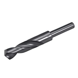 uxcell 20mm reduced shank drill bit hss 6542 black oxide with 1/2 inch straight shank