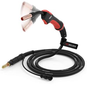 yeswelder flexible mig welding gun torch stinger 100amp 10ft (3m) replacement for lincoln magnum 100l k530-6