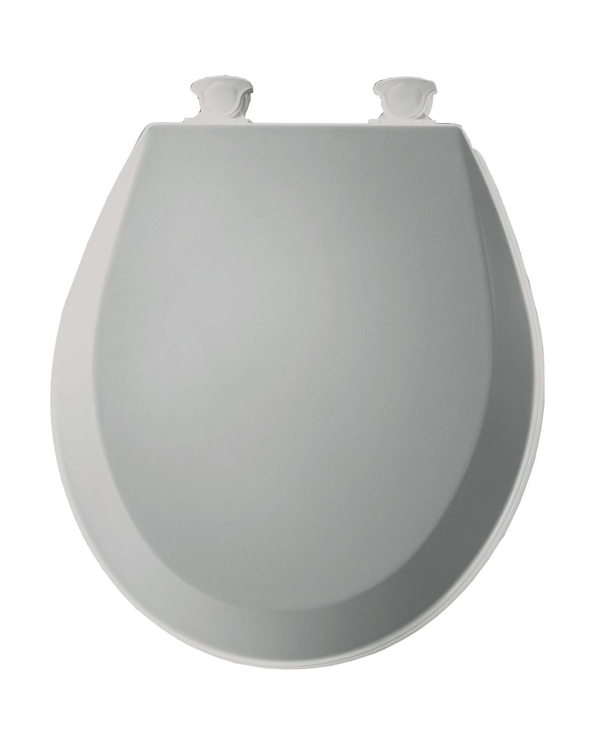 Bemis 500EC-062 is a Round Molded Wood Toilet Seat Closed Front - with Cover with a Ice Gray Finish