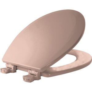 Bemis 500EC-062 is a Round Molded Wood Toilet Seat Closed Front - with Cover with a Ice Gray Finish