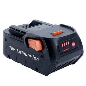 epowon 18 volt 6.0ah lithium ion compact battery compatible with ridgid 18v drill r840087 r840083 r840084 r840086 ac840085 ac840087p