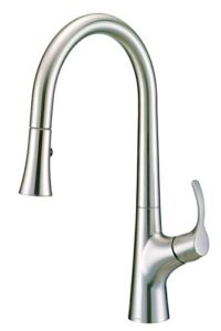 gerber plumbing antioch single-handle pull-down kitchen faucet with snapback retraction
