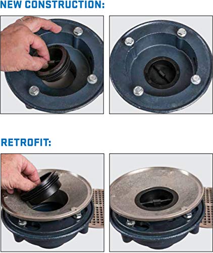 AB&A 69435 Trap-Tite 3-1/2" Floor Drain Trap Seal