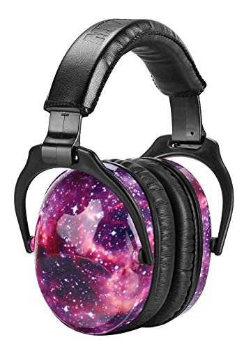 ZOHAN EM030 Kids Ear Protection Safety Ear Muffs for Concerts, Fireworks, Air Shows, Upgraded Adjustable Noise Reduction Hearing Protectors for Children Have Sensory Issues - Nebula Print