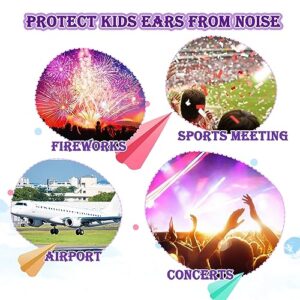 ZOHAN EM030 Kids Ear Protection Safety Ear Muffs for Concerts, Fireworks, Air Shows, Upgraded Adjustable Noise Reduction Hearing Protectors for Children Have Sensory Issues - Nebula Print