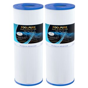 poolpure plfprb25-in hot tub filter replace unicel c-4326, guardian 413-106, filbur fc-2375, fc-2370, 3005845, 17-2327, 100586, 33521, 25392, 817-2500, 5x13 drop in spa filter 2 pack
