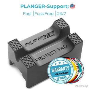 PLANGER® - Protect Pad –Rubber Axle Stand Pad – Protect Your Car When Jacking It Up with a Jack Stand – Made from Highly Durable Rubber