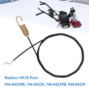 AILEETE 946-04229B Clutch Drive Cable for MTD Craftsman Troy-Bilt Yard Machines Yard Man Snowblower 746-04229, 746-04229B, 946-04229