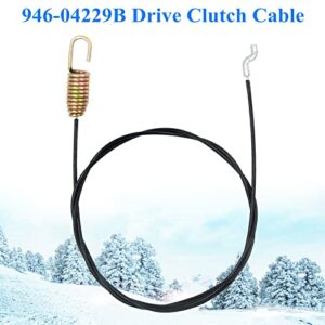 AILEETE 946-04229B Clutch Drive Cable for MTD Craftsman Troy-Bilt Yard Machines Yard Man Snowblower 746-04229, 746-04229B, 946-04229