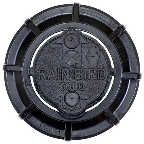 Rain-bird 5000 Series Rotor Sprinkler Head - 5004 PC Model, Adjustable 40-360 Degree Part-Circle, 4 Inch Pop-Up Lawn Sprayer Irrigation System - 25 to 50 Feet Water Spray Distance (Y54007) (2 Pack)