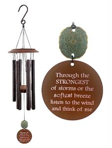 memorial wind chimes gift deep tone in memory after the loss of a loved one for outdoor gardens and porch usa seller