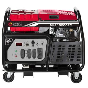 A-iPower SUA15000ECV 15000-Watt Portable Generator Gas Powered Electric Start, 15000 Watt, EPA/CARB Sell to All 50 States