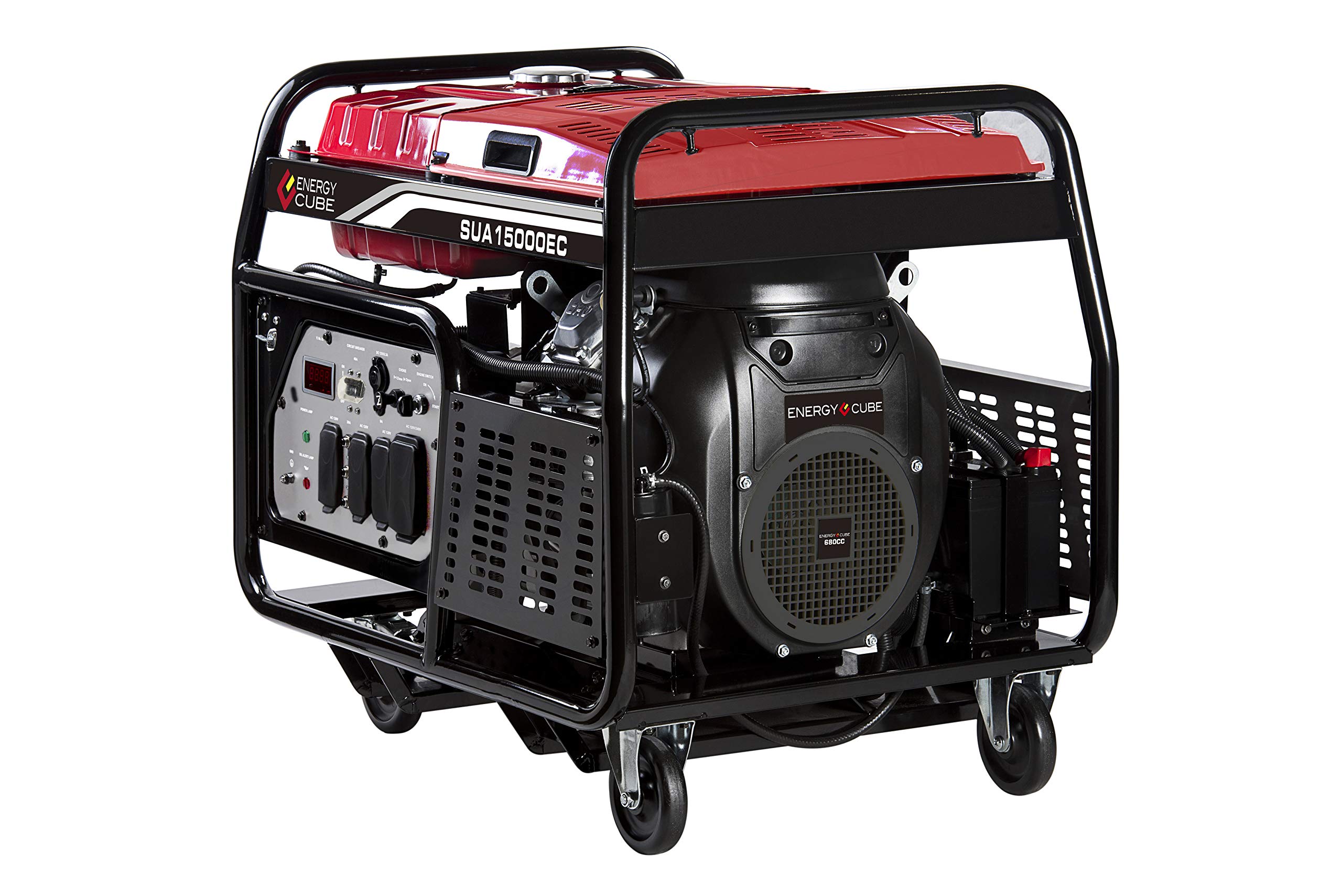 A-iPower SUA15000ECV 15000-Watt Portable Generator Gas Powered Electric Start, 15000 Watt, EPA/CARB Sell to All 50 States