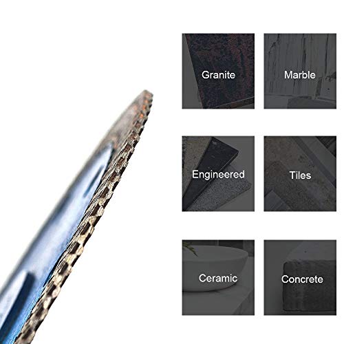 dIaPRo 4 inch Super Thin Diamond Tile Blade Porcelain Saw Blade for Cutting Porcelain Tile Granite Marbles (4inch)