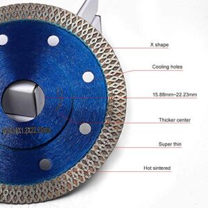 dIaPRo 4 inch Super Thin Diamond Tile Blade Porcelain Saw Blade for Cutting Porcelain Tile Granite Marbles (4inch)