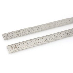 weldingstop 5r scale 6 inch machinist ruler 10th 100th 32th 64th flex rule flexible stainless ruler