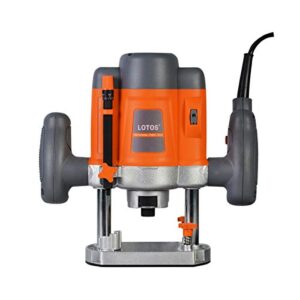 lotos er001 electric plunge wood router with edge