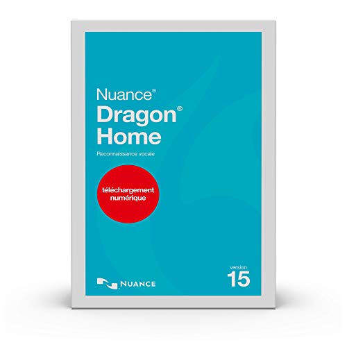 Dragon Home 15.0 French, Dictate Documents and Control your PC – all by Voice, [PC Download]