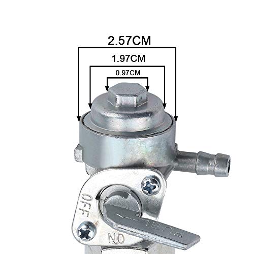 Dalom 2Pcs Petcock Fuel Shut Off Valve for CPE Generator 46558 46561 46596 46533 46534 46535 46539 46540 46551 46553 46554 46555 40026 40008 40012 Harbor Freight Predator 208CC 212CC Generator