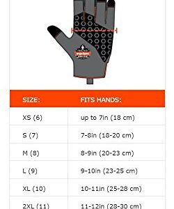 Ergodyne Cut Resistant Gloves, Cut Level 4, Nitrile Coated Palm for Grip, Hi Vis, ProFlex 7041 Lime, Large