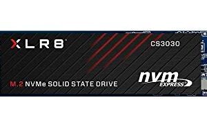 PNY XLR8 CS3030 500GB M.2 PCIe NVMe Gen3 x4 Internal Solid State Drive (SSD), Read up to 3,500 - M280CS3030-500-RB