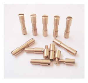 5afashion edc knife fasteners rivets,knifemakers corby screws,diy knife handle stud - 10 sets (brass, 0.2")