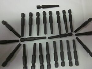 25 bosch 2" torx head t-25 impact power screw bit star cordless drill gun driver #27235b