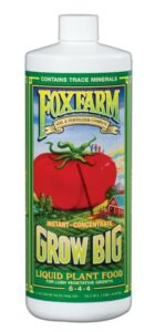 fox farm growbig-1quart grow big, limited edition