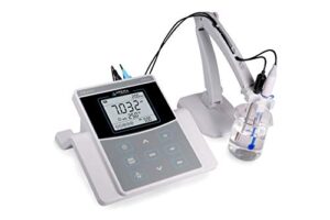 apera instruments ph820 benchtop ph meter kit with ±0.002 ph accuracy & 5-point auto. calibration