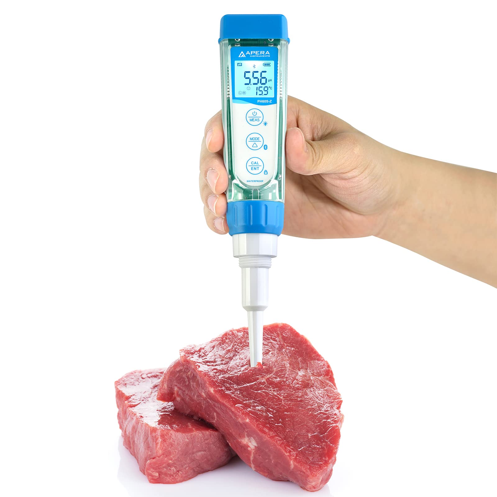 APERA INSTRUMENTS AI3713 PH60S-Z Smart Spear pH Tester for Food and Solid Sampling pH Measurement'