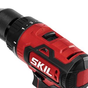 SKIL PWR CORE 20 Brushless 20V 1/2 Inch Drill Driver Includes 2.0Ah Lithium Battery and Standard Charger - DL529303