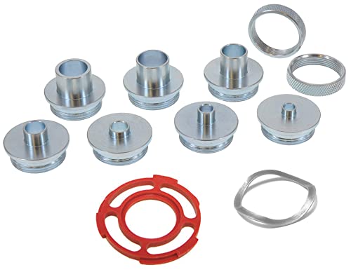 Milescraft 1228 Metal Bushing Set - 11 pc. Router Template Guide Set – Fits Porter Cable Style Router Sub Bases - Universal