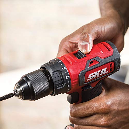 SKIL 2-Tool Combo Kit: PWR CORE 20 Brushless 20V Cordless Drill Driver and Cordless Circular Saw Includes 4.0Ah Lithium Battery and PWRJump Charger - CB743901