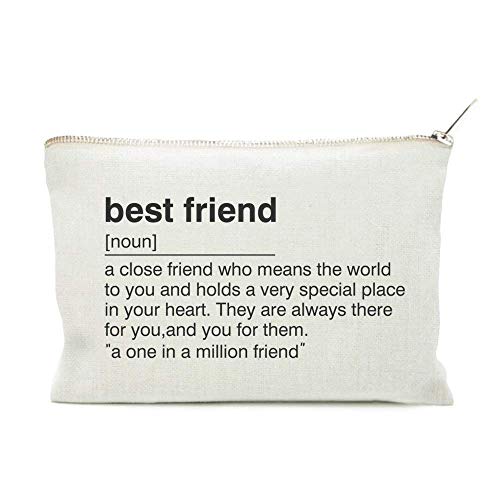 Best Friend Gift, Toiletry Bag, for Best Friend, Friend Definition, Cosmetic Bag, Makeup Case, Bestie Gift, Sister Gift