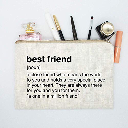 Best Friend Gift, Toiletry Bag, for Best Friend, Friend Definition, Cosmetic Bag, Makeup Case, Bestie Gift, Sister Gift