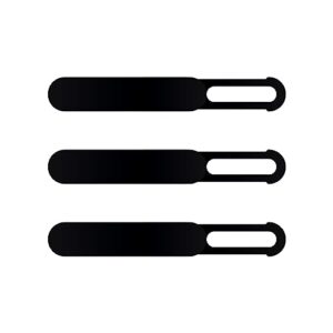 c-slide razor webcam cover 3 pack | ultra-thin sliding camera blocker for computers, tablets, echos, chromebook & more | make security a priority | black| 2.38” x 0.48” by 0.8mm thin