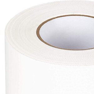 ELK Vapor Barrier Tape Moisture Barrier Seam and Seal Adhesive for Crawlspace Encapsulations, Carpet Padding, Masking, Underlayment or Marine Use, Waterproof 9 Mil Poly Tape (4 Inch x 180 Feet, White)