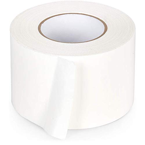 ELK Vapor Barrier Tape Moisture Barrier Seam and Seal Adhesive for Crawlspace Encapsulations, Carpet Padding, Masking, Underlayment or Marine Use, Waterproof 9 Mil Poly Tape (4 Inch x 180 Feet, White)