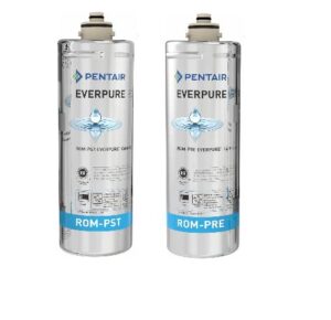 everpure ev929670 twin pre & post filter pack, rom-pfk, rom iv 3 stage ro system