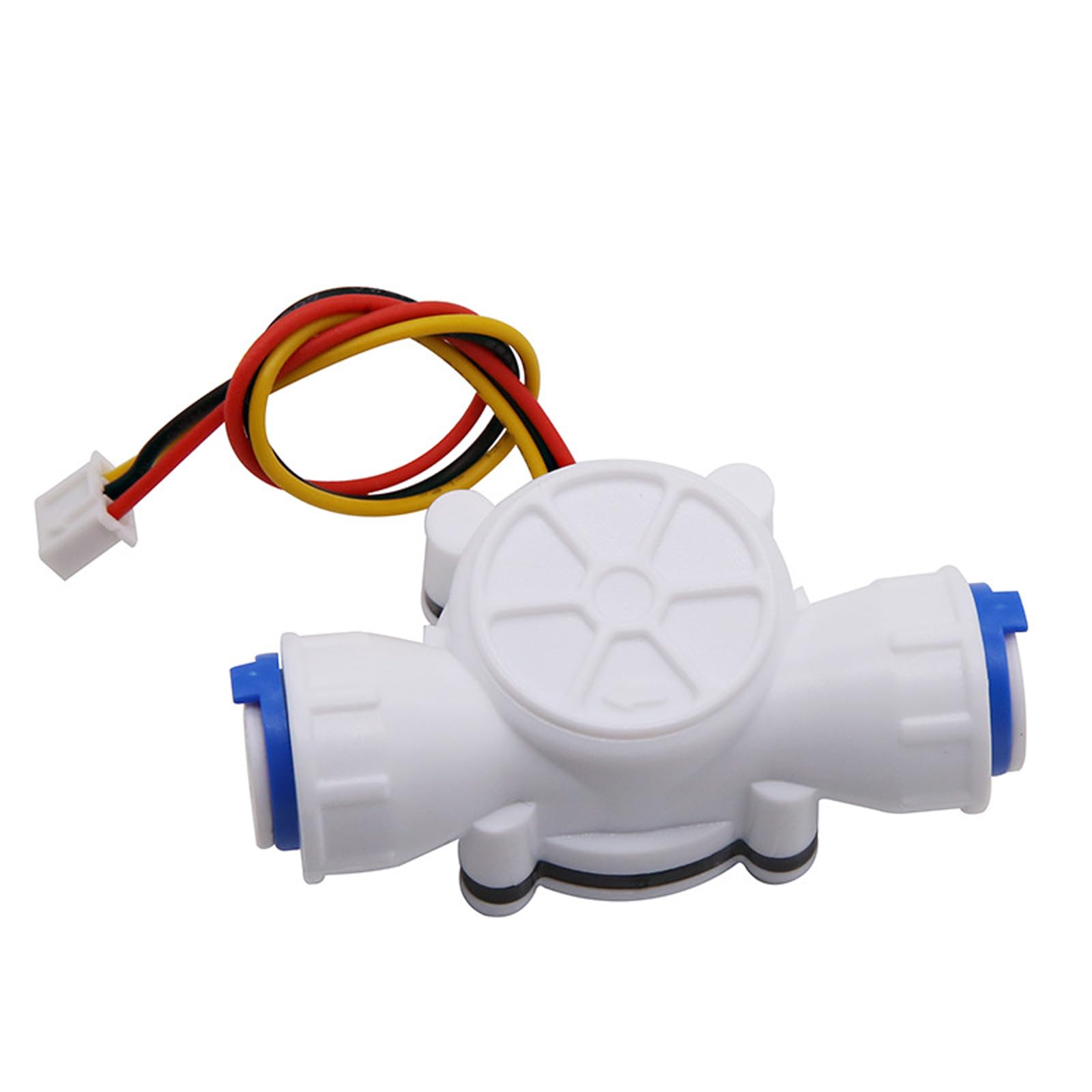 GREDIA 3/8" Quick Connect Water Flow Sensor Food-Grade Switch Hall Effect Flowmeter Fluid Meter Counter 0.3-10L/min