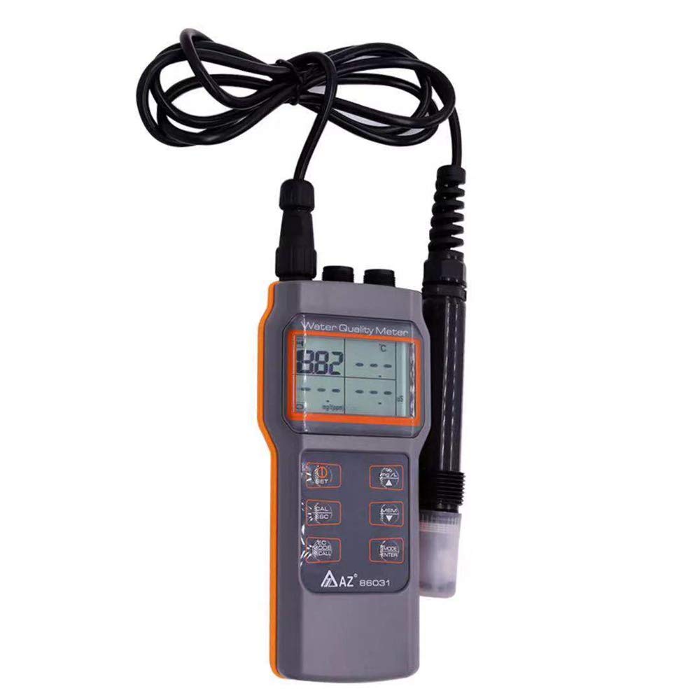 AZ-86031 5 in 1 Water Quality Meter Dissolved Oxygen Tester PH Meter PH Conductivity Salinity Temperature Meter AZ86031