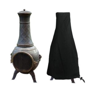 jl jia le linkool patio chiminea cover outdoor fire pit heater defender waterproof