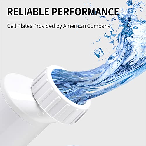 BLUE WORKS Salt Cell - up to 40,000 Gallons Pool, Compatible with Hayward Cell T 15, Salt Cell for Pool, Upgrade Cell Plates Provided by American Company, 2 Year USA Warranty