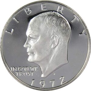 1972 s eisenhower dollar choice proof 40% silver ike $1 us coin collectible