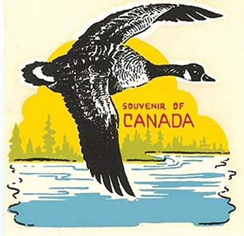Canada Goose Vintage Travel Decal Sticker