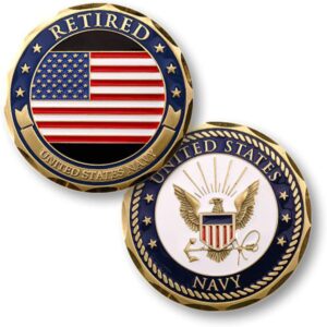u.s. navy retired challenge coin