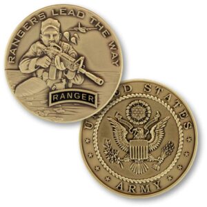 u.s. army rangers lead the way challenge coin