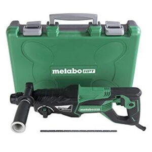 Metabo HPT Rotary Hammer | SDS Plus | 1-Inch, 7.5-Amp | For Drilling | Chipping and Hammer Drilling (DH26PF)