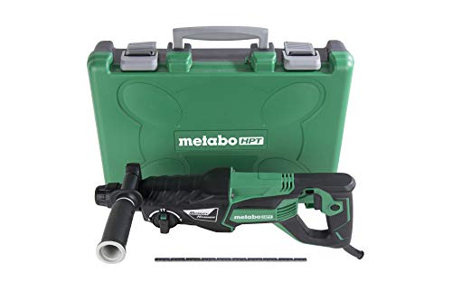 Metabo HPT Rotary Hammer | SDS Plus | 1-Inch, 7.5-Amp | For Drilling | Chipping and Hammer Drilling (DH26PF)